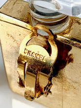 Load image into Gallery viewer, CHANEL ICONIC, VERY RARE MASSIVE PERFUME BOTTLE EARRINGS 1980s