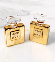 Load image into Gallery viewer, CHANEL ICONIC, VERY RARE MASSIVE PERFUME BOTTLE EARRINGS 1980s