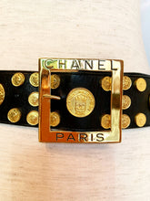 Load image into Gallery viewer, CHANEL INCREDIBLE 88 COIN GILT MEDALLION VINTAGE BELT 38.5 inch