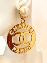 Load image into Gallery viewer, ICONIC CHANEL MASSIVE GRIPOIX GLASS PEARL CC EARRINGS