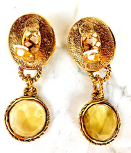 Load image into Gallery viewer, CLAIRE DEVE PARIS SPECTACULAR FRENCH 1980s CRYSTAL DROP EARRINGS