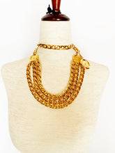 Load image into Gallery viewer, CHANEL 3 LAYERED BELT NECKLACE WITH 3 MEDALLION COINS