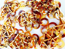 Load image into Gallery viewer, YVES SAINT LAURENT ICONIC RARE 1970s FAUX TORTOISE CHAIN BELT NECKLACE