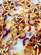 Load image into Gallery viewer, YVES SAINT LAURENT ICONIC RARE 1970s FAUX TORTOISE CHAIN BELT NECKLACE