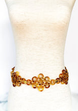 Load image into Gallery viewer, YVES SAINT LAURENT ICONIC RARE 1970s FAUX TORTOISE CHAIN BELT NECKLACE