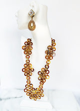 Load image into Gallery viewer, YVES SAINT LAURENT ICONIC RARE 1970s FAUX TORTOISE CHAIN BELT NECKLACE