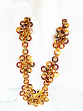 Load image into Gallery viewer, YVES SAINT LAURENT ICONIC RARE 1970s FAUX TORTOISE CHAIN BELT NECKLACE