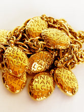 Load image into Gallery viewer, CHANEL 3-STRAND LOGO-INTENSE DANGLING "PEBBLE" CHARM BRACELET PRISTINE