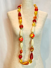 Load image into Gallery viewer, CHANEL GRIPOIX RARE GLASS PEARL AND BEAD CHUNKY MASSIVE VINTAGE SAUTOIR NECKLACE