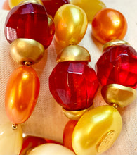 Load image into Gallery viewer, CHANEL GRIPOIX RARE GLASS PEARL AND BEAD CHUNKY MASSIVE VINTAGE SAUTOIR NECKLACE