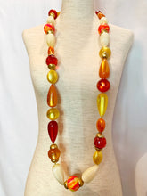 Load image into Gallery viewer, CHANEL GRIPOIX RARE GLASS PEARL AND BEAD CHUNKY MASSIVE VINTAGE SAUTOIR NECKLACE