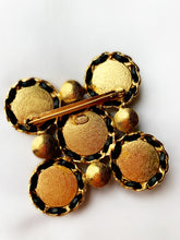 Load image into Gallery viewer, CHANEL RARE COUTURE GRIPOIX POURED GLASS GENUINE GEMSTONE 1995 BROOCH