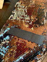 Load image into Gallery viewer, CHANEL ICONIC HISTORIC RUNWAY SEQUIN SCUBA JACKET IN RARE BLACK