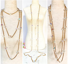 Load image into Gallery viewer, CHANEL XXL HOLOGRAPHIC CRYSTAL GLASS NECKLACE SPRING 1992