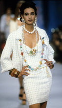 Load image into Gallery viewer, CHANEL GRIPOIX RARE GLASS PEARL AND BEAD CHUNKY MASSIVE VINTAGE SAUTOIR NECKLACE
