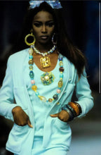 Load image into Gallery viewer, CHANEL GRIPOIX RARE GLASS PEARL AND BEAD CHUNKY MASSIVE VINTAGE SAUTOIR NECKLACE
