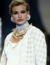 Load image into Gallery viewer, CHANEL XXL HOLOGRAPHIC CRYSTAL GLASS NECKLACE SPRING 1992