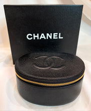 Load image into Gallery viewer, CHANEL VANITY BEAUTY CAVIAR BLACK CASE