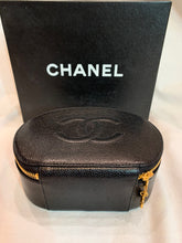 Load image into Gallery viewer, CHANEL VANITY BEAUTY CAVIAR BLACK CASE