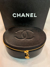 Load image into Gallery viewer, CHANEL VANITY BEAUTY CAVIAR BLACK CASE