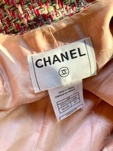 Load image into Gallery viewer, CHANEL CANDY PINK LESAGE FANTASY TWEED CRYSTAL BUTTONS 02P
