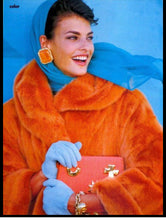 Load image into Gallery viewer, CHANEL MASSIVE GREEN FAUX GEM VINTAGE RUNWAY EARRING