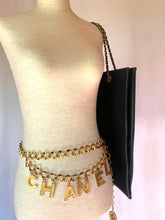 Load image into Gallery viewer, CHANEL RARE VINTAGE COCO GABRIELLE JEWELED, WOOL, LEATHER SHOPPING TOTE