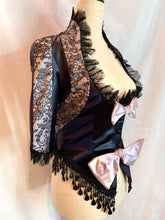 Load image into Gallery viewer, JOHN GALLIANO RARE HAUTE COUTURE 1994 RUNWAY PINK BOW CORSET JACKET
