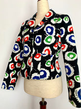 Load image into Gallery viewer, CHANEL "COCO" LOGO 1997 VINTAGE VIBRANT FLOWER LOGO JACKET