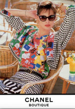 Load image into Gallery viewer, CHANEL "COCO" 1988 ICONIC RARE JACKET SILK / CHECK REVERSIBLE