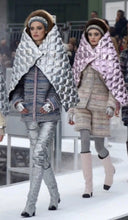 Load image into Gallery viewer, CHANEL LUXURIOUS LESAGE SWEATER KNIT SILK LINED METALLIC TRIM JACKET