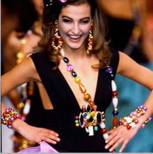 Load image into Gallery viewer, CHANEL GRIPOIX RARE GLASS PEARL AND BEAD CHUNKY MASSIVE VINTAGE SAUTOIR NECKLACE