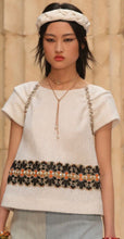 Load image into Gallery viewer, CHANEL 2018 CRUISE GREECE BEADED EMBROIDERY TWEED TOP JACKET NEW