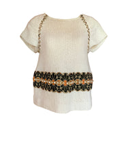 Load image into Gallery viewer, CHANEL 2018 CRUISE GREECE BEADED EMBROIDERY TWEED TOP JACKET NEW
