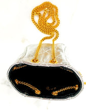 Load image into Gallery viewer, CHANEL MICRO MINI METALLIC SILVER LAMBSKIN VINTAGE BAG NEW WITH TAGS