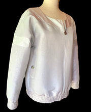 Load image into Gallery viewer, CHANEL METALLIC SILVER 2017 "CHANEL AIRSPACE" JACKET 2017 SPRING