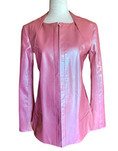 Load image into Gallery viewer, CHANEL 2016 PARIS SEOUL PINK LEATHER JACKET NEW