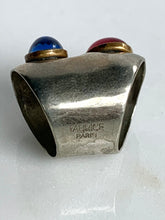 Load image into Gallery viewer, FABRICE PARIS RING JEWELRY CABOCHON STONES VINTAGE 1980s
