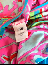 Load image into Gallery viewer, LEONARD PARIS NEON SEXY TOP RUCHED RIVIERA MINI DRESS TUNIC