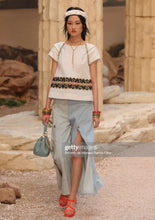 Load image into Gallery viewer, CHANEL 2018 CRUISE GREECE BEADED EMBROIDERY TWEED TOP JACKET NEW