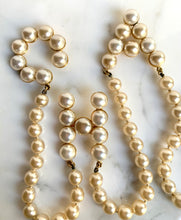 Load image into Gallery viewer, CHANEL 1991 AUTUMN RARE ICONIC PEARL LETTERS BROOCH
