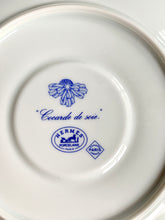 Load image into Gallery viewer, SET/6 HERMES COCARDE DE SOIE TEA COFFEE BREAKFAST CUP SAUCER SET 80s LIMOGES NEW