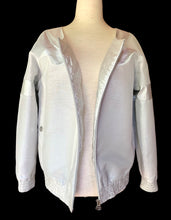 Load image into Gallery viewer, CHANEL METALLIC SILVER 2017 "CHANEL AIRSPACE" JACKET 2017 SPRING