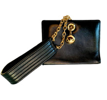 Load image into Gallery viewer, JEAN-CLAUDE JITROIS LAMBSKIN LEATHER MINI BAG WRISTLET 1986