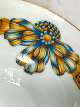 Load image into Gallery viewer, SET/6 HERMES COCARDE DE SOIE TEA COFFEE BREAKFAST CUP SAUCER SET 80s LIMOGES NEW