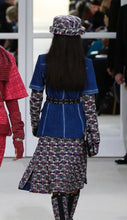 Load image into Gallery viewer, CHANEL 2016 AUTUMN DENIM JEAN TWEED JACKET RUNWAY
