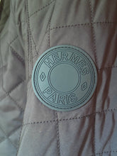 Load image into Gallery viewer, HERMES NAVY BLUE CHAÎNE D’ANCRE REVERSIBLE PARKA JACKET QUILTED COAT
