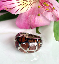 Load image into Gallery viewer, ANGELIQUE DE PARIS RESIN LEOPARD SAFARI STERLING SILVER RING
