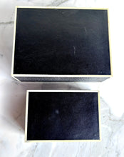 Load image into Gallery viewer, SHAGREEN GALUCHAT STINGRAY SET OF 2 VINTAGE BOXES ART DECO STYLE
