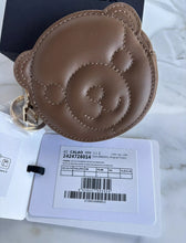 Load image into Gallery viewer, MAX MARA LEATHER TEDDY BAG CHARM WALLET COIN PURSE KEY FOB
